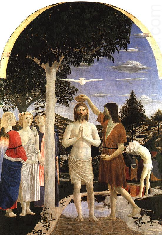 The Baptism of Christ 02, Piero della Francesca